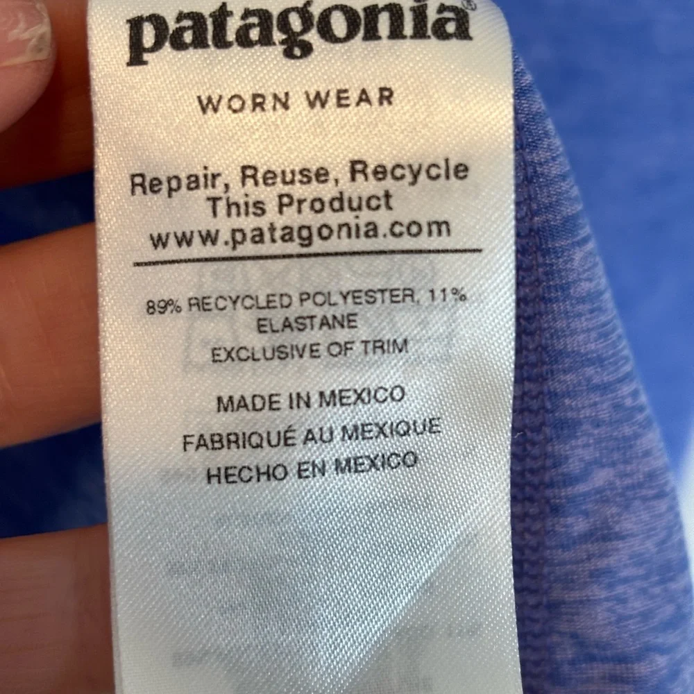 Patagonia Heathered Blue Double-Strap Tank - Picture 5 of 5